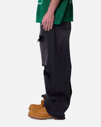 MNML Blowout Rave Denim Jeans Vintage Black