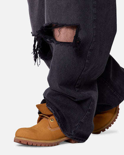 MNML Blowout Rave Denim Jeans Vintage Black