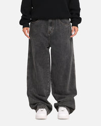 X-Large Baggy Bull Denim 91 Pants Washed Black