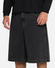 X-Large Bull Denim 91 Shorts Washed Black