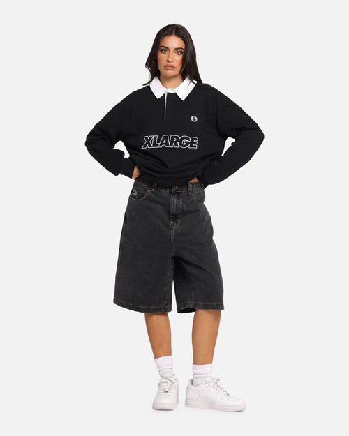 X-Large Bull Denim 91 Shorts Washed Black