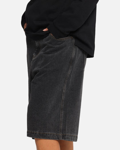 X-Large Bull Denim 91 Shorts Washed Black