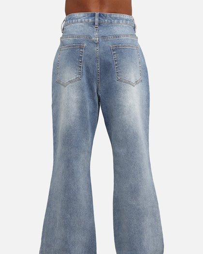 XXIII Game Play Flared Jeans Blue Denim