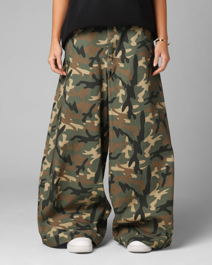 Loiter F-22 Raver Jeans Woodland Camo