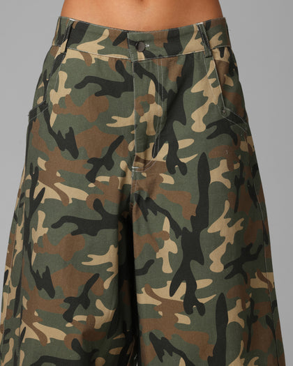Loiter F-22 Raver Jeans Woodland Camo