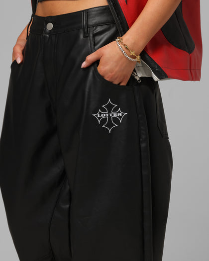 Loiter F-16 Balloon Jeans Black Wax