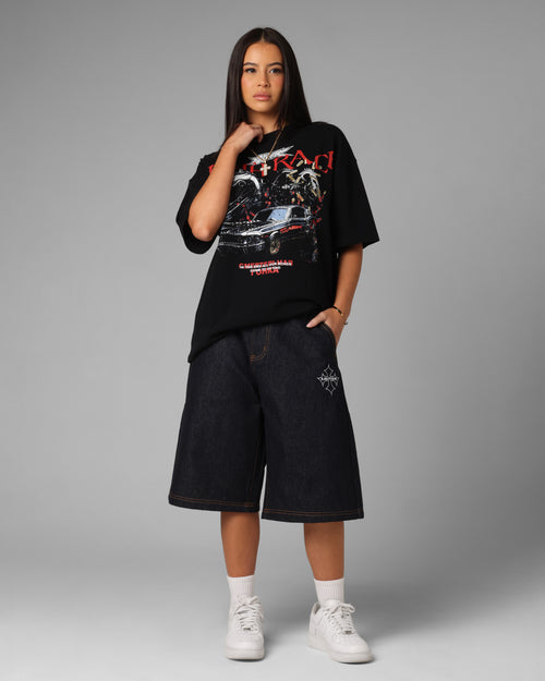 Loiter F-16 Denim Jorts Indigo