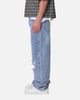 MNML Baggy Blowout Denim Jeans Vintage Blue Wash