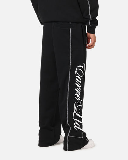 Carre Script Trackpants Black