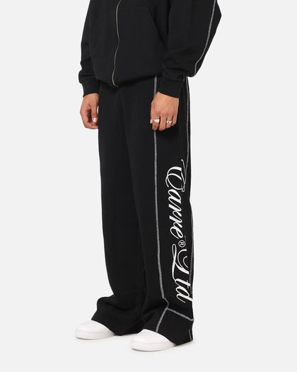 Carre Script Trackpants Black