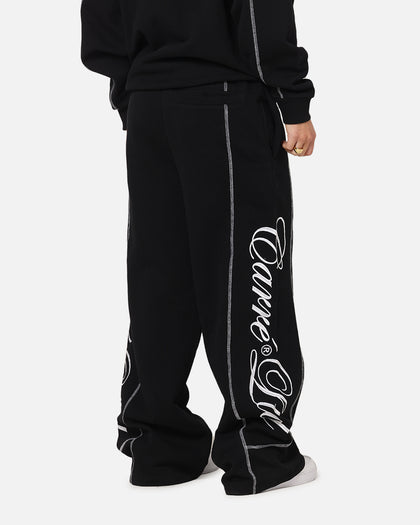 Carre Script Trackpants Black