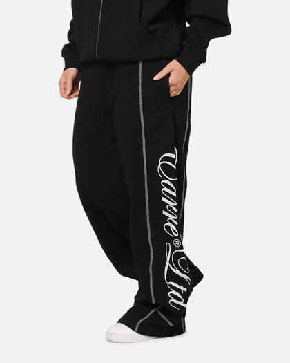 Carre Script Trackpants Black