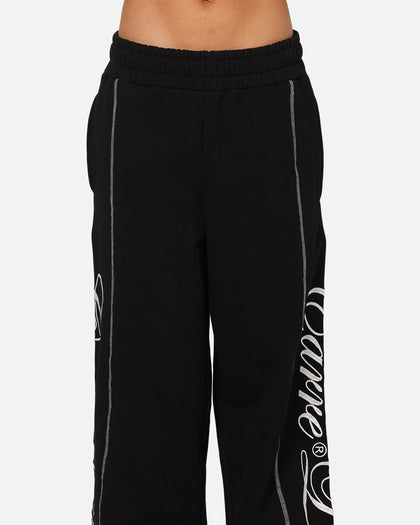 Carre Script Trackpants Black