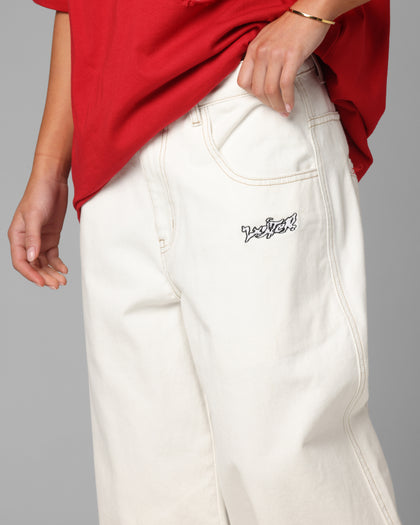Loiter Star Born Jeans Off White
