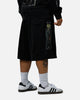 Saint Morta Kingdomcome Baggy Sweat Shorts Vintage Black