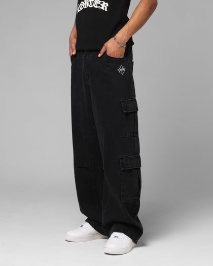Loiter F-16 Balloon Cargo Pants Black