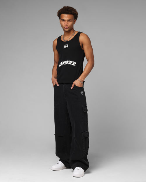 Loiter F-16 Balloon Cargo Pants Black