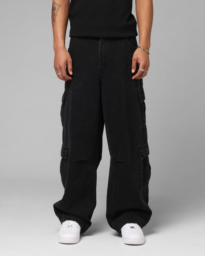 Loiter F-16 Balloon Cargo Pants Black