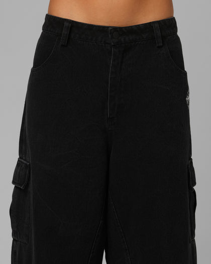 Loiter F-16 Balloon Cargo Pants Black