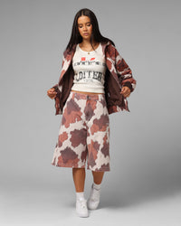 Loiter Hide Jorts Cowhide