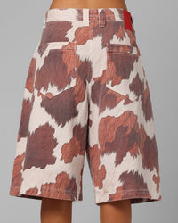 Loiter Hide Jorts Cowhide