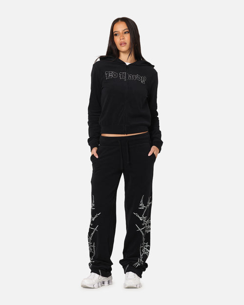 Ed Hardy Women's Raver Trackpants Black