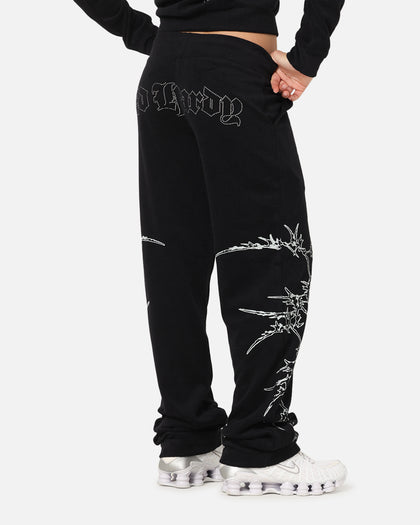 Ed Hardy Women's Raver Trackpants Black