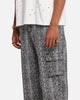 XXIII Snake Skin Cargo Pants Black Snake Print