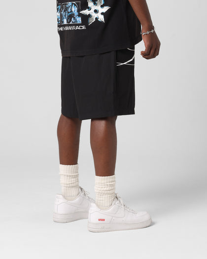 Loiter Script Walk Shorts Black