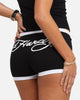 Ed Hardy Women's Logo Mini Shorts Black/White