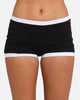 Ed Hardy Women's Logo Mini Shorts Black/White