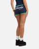 Ed Hardy Women's Logo Mini Shorts Navy/Green