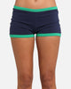 Ed Hardy Women's Logo Mini Shorts Navy/Green