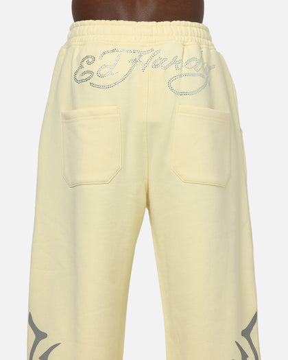 Ed Hardy Trinity Sweatpants Butter Yellow