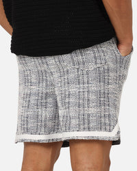 XXIII Textured Ball Shorts Navy/Cream