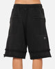 Saint Morta Gothic Layered Sweat Shorts Black