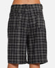XXIII Plaid Corduroy Jorts Black/Grey