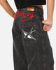 Ed Hardy Wide Leg Jeans Black