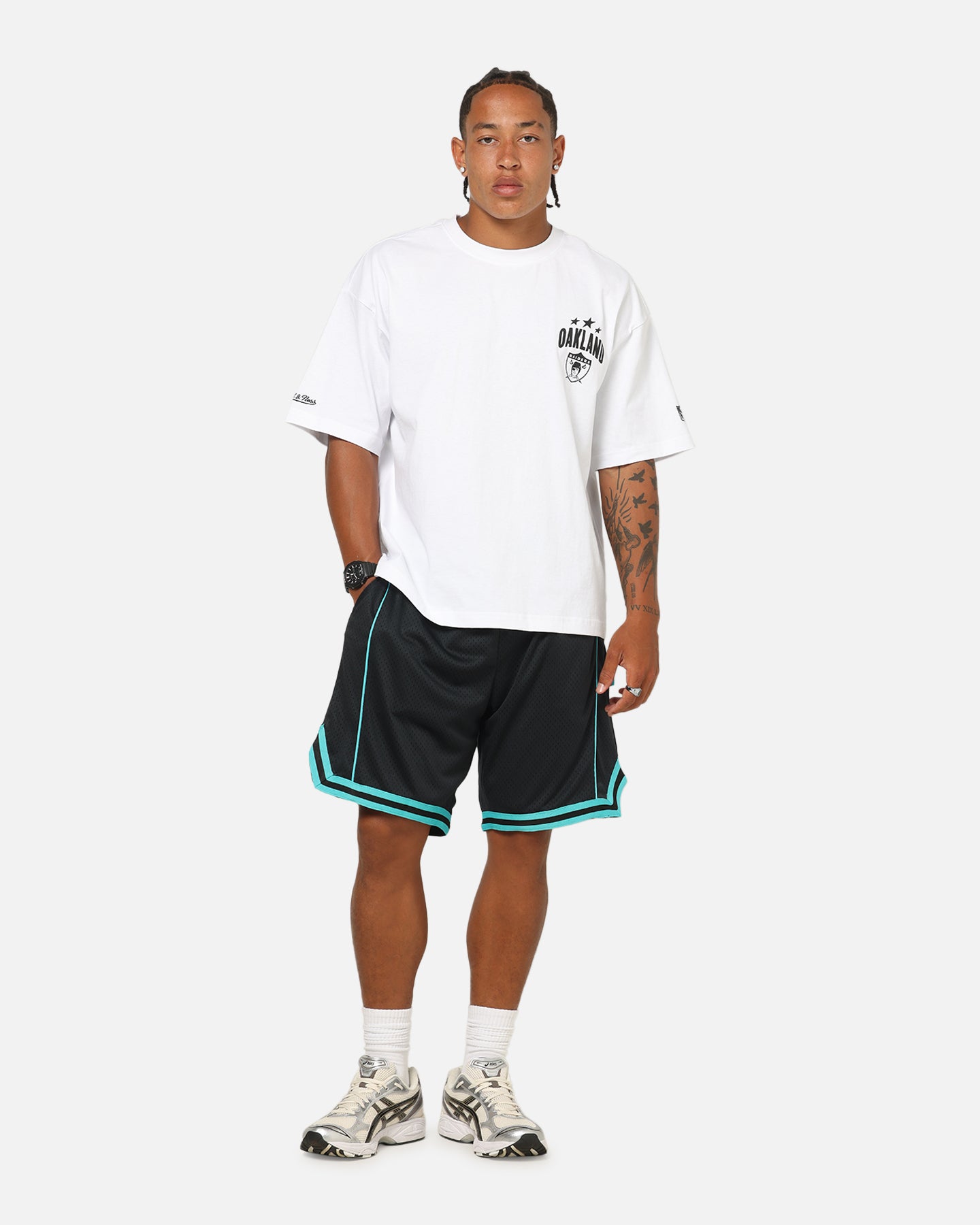 Mitchell & Ness Authentic Good Mesh Shorts Black/Blue | Culture Kings