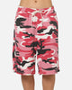 XXIII Printed Thermal Shorts Pink Camo