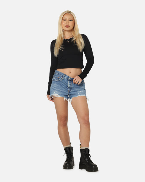 Levi Strauss And Co Women's 501® Original Denim Shorts Blue