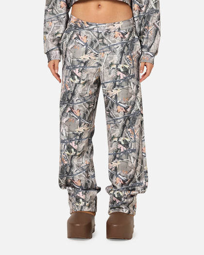 Ed Hardy Women's Camouflage Trackpants Real Tree Camo