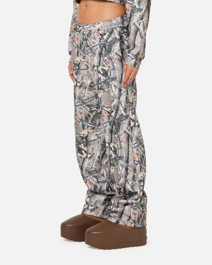 Ed Hardy Women's Camouflage Trackpants Real Tree Camo