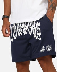 Mitchell & Ness Dallas Cowboys Arch Script Shorts Navy