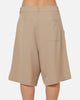 XXIII Baggy Pleated Shorts Tan