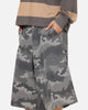 XXIII Wide Leg Denim Shorts Digi Camo