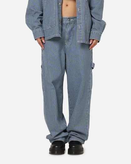 XXIII Striped Work Pant Navy Stripe