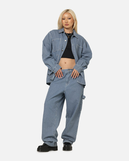 XXIII Striped Work Pant Navy Stripe