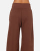 Nike Women's Sportswear Phoenix Fleece High Waisted Wide Leg Sweat Pants Fauna Brown/Sail