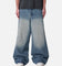 MNML Baggy Washed Rave Denim Jeans Medium Blue